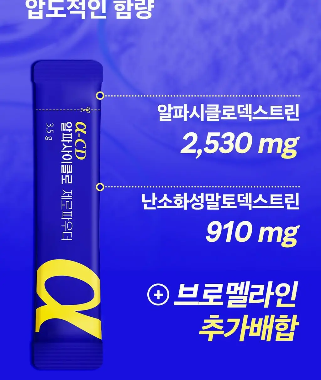 [이준혁PICK] 프롬바이오 알파CD 알파사이클로 제로파우더 14포 (2주분) 상세페이지 7